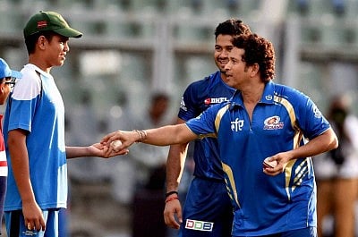 Sachin with son Arjun