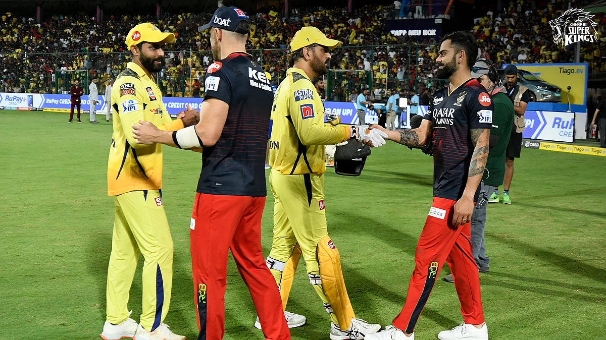 CSK won over RCB in a match that produced 444 runs