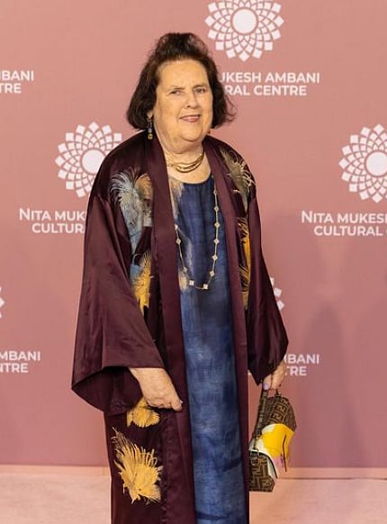 Renowned British Fashion Journalist Suzy Menkes