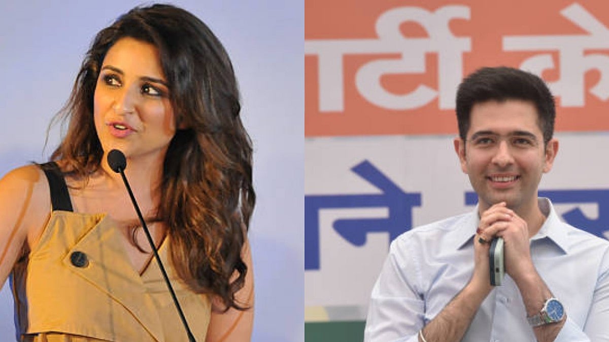 Parineeti Chopra (left); Raghav Chadha (right) (Getty Images)