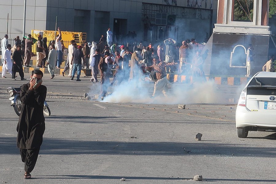 Violence in Pakistan over Imran Khan's arrest (Photo Courtesy: @UNHumanRights/Twitter)