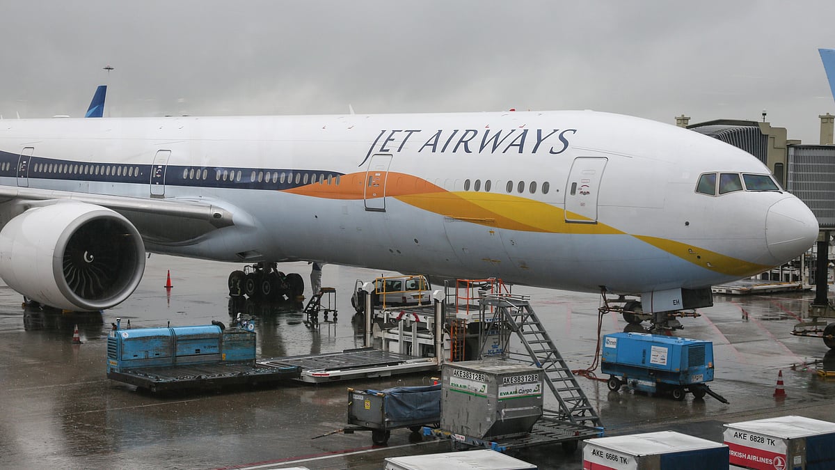 Photo of a Jet Airways aircraft (Photo by Nicolas Economou/NurPhoto via Getty Images)