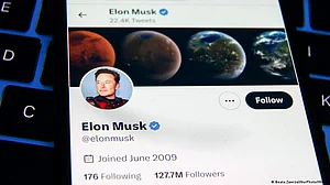 Elon Musk's Twitter handle. (Photo: DW)