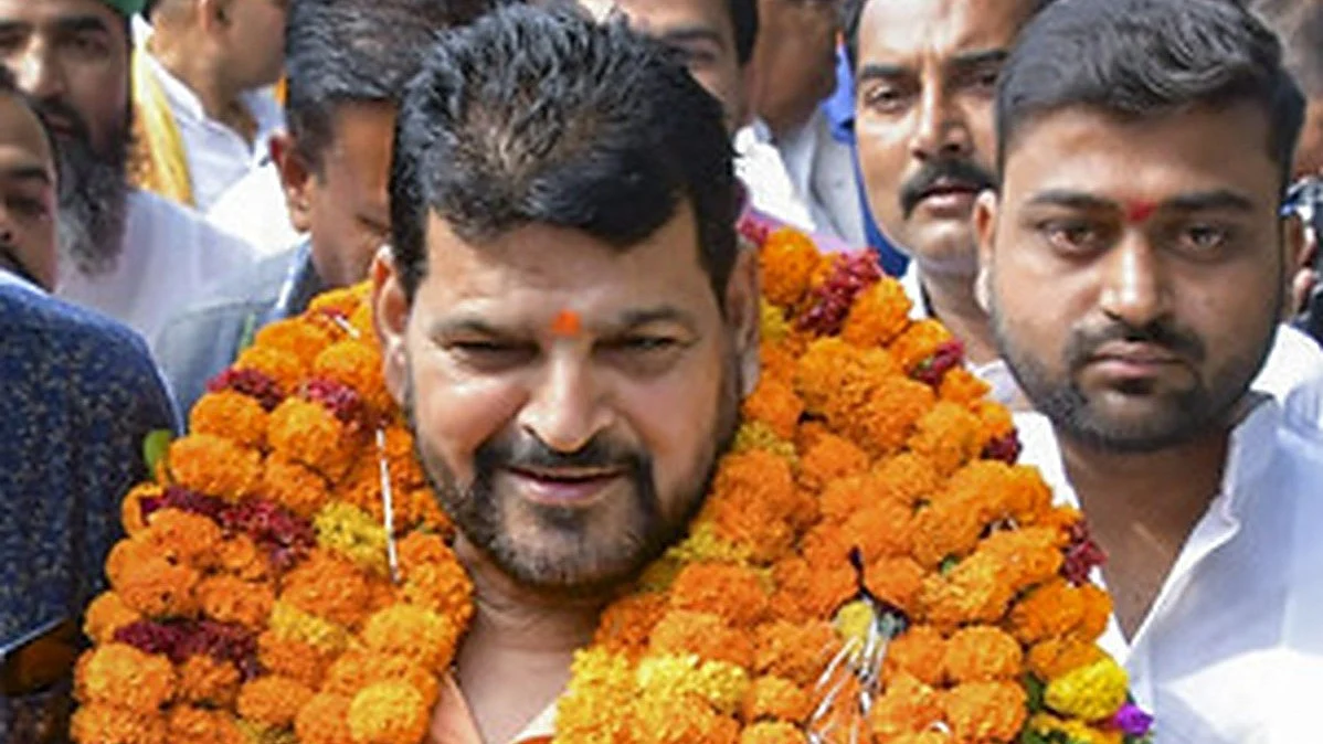BJP MP and former Wrestling Federation of India president Brij Bhashan Sharan Singh (photo: National Herald archives)