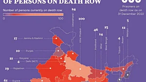 State-wise distribution of persons on death row (Photo: Project 39A NLU, Delhi)