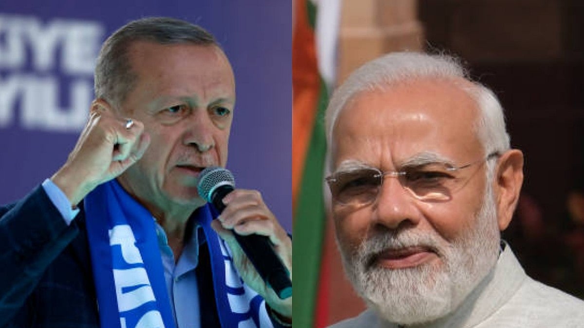 Recep Tayyip Erdoğan (left); Narendra Modi (right) (Photo: Getty Images)