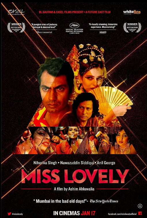 Poster of the film 'Miss Lovely' (photo courtesy IMDb)