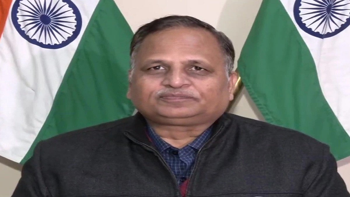 Satyendar Jain (Photo courtesy: ANI/Twitter)