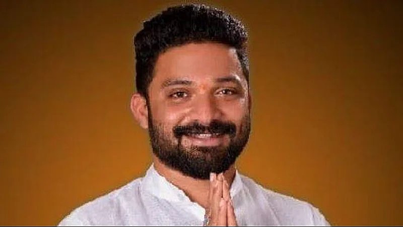 Congress candidate from Moodbidri constituency Mithun Rai (Photo Courtesy: Facebook/Mithun Rai)