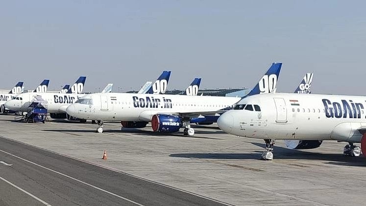 Go First's fleet is grounded while the airline is grappling with multiple challenges (photo courtesy Go First) 