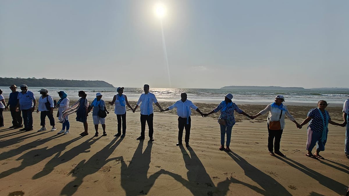 Human chain to protect Mhadei river held in Goa