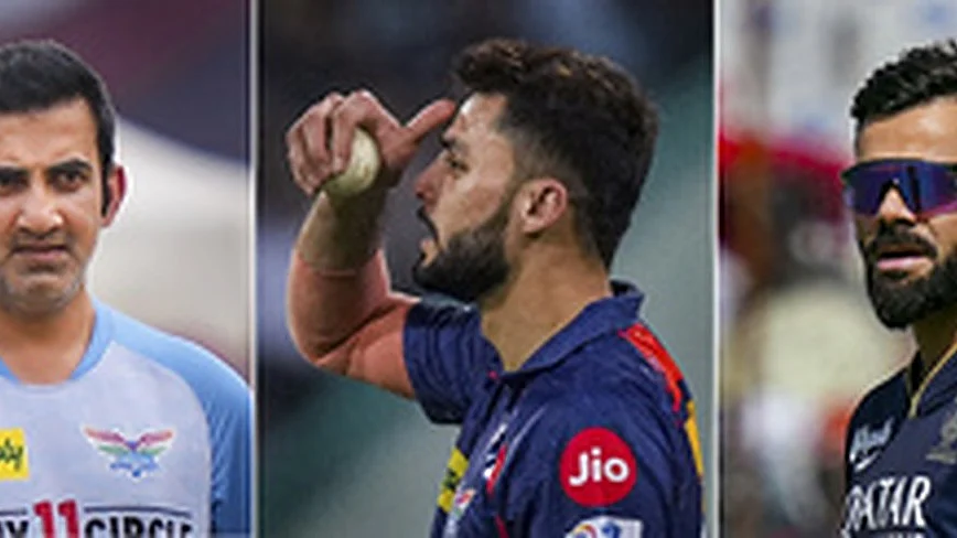 Kohli and Gambhir were seen having a heated argument after RCB won the match on Monday night. (Photo courtesy: PTI)