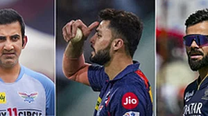 Kohli and Gambhir were seen having a heated argument after RCB won the match on Monday night. (Photo courtesy: PTI)