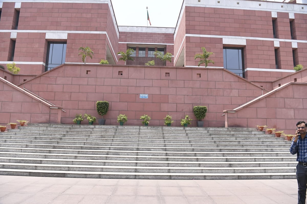 BJP Office that looks empty post defeat in Karnataka election (NH Photo by Vipin)