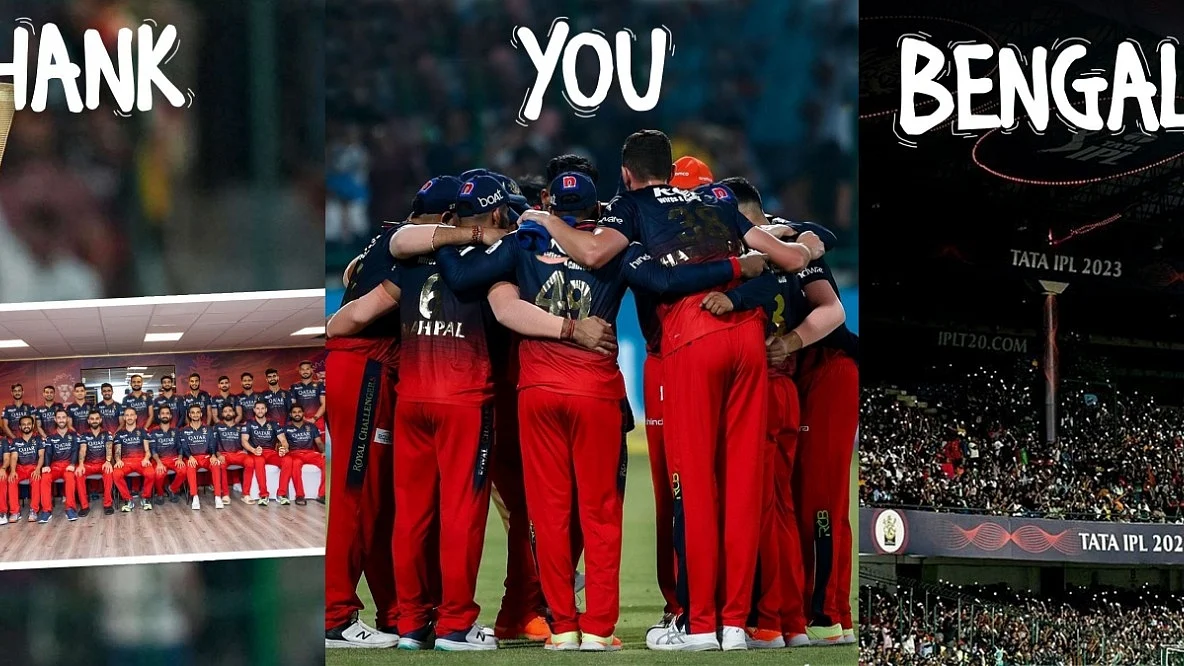 'Thank You Bengaluru' posts RCB on Twitter. (Photo: IANS)