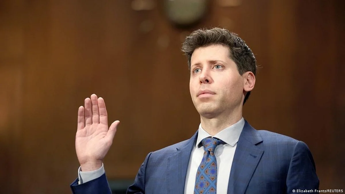 Sam Altman, chief executive of OpenAI firm (DW)