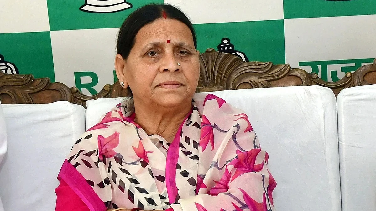 Former Bihar chief minister Rabri Devi (file photo)