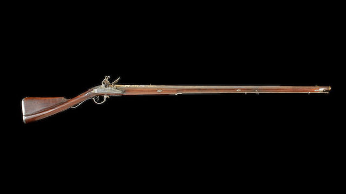 Tipu Sultan's Flintlock gun (photo courtesy @_aakritisharma/Twitter)