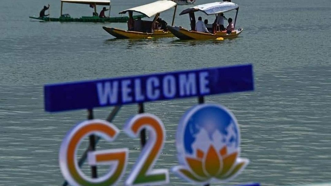 G20 delegates arrived in Srinagar on Monday. (Photo: @PIBSrinagar)