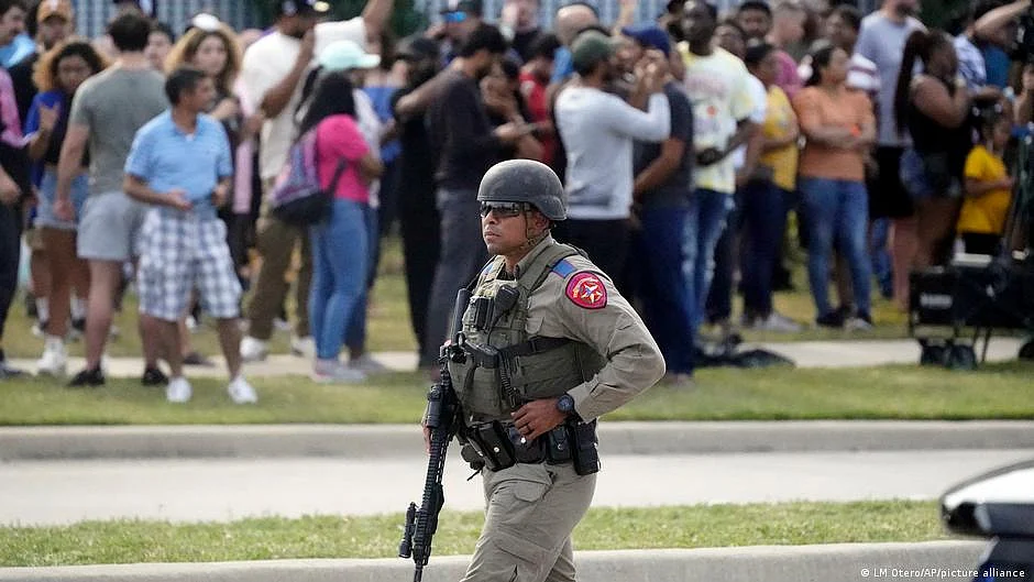 Police authority at the site of the shooting (DW)