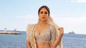 Sara Ali Khan makes Cannes red carpet debut in lehenga by Abu Jani-Sandeep Khosla