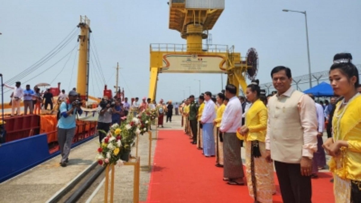 Sittwe Port in Myanmar (IANS Photo)