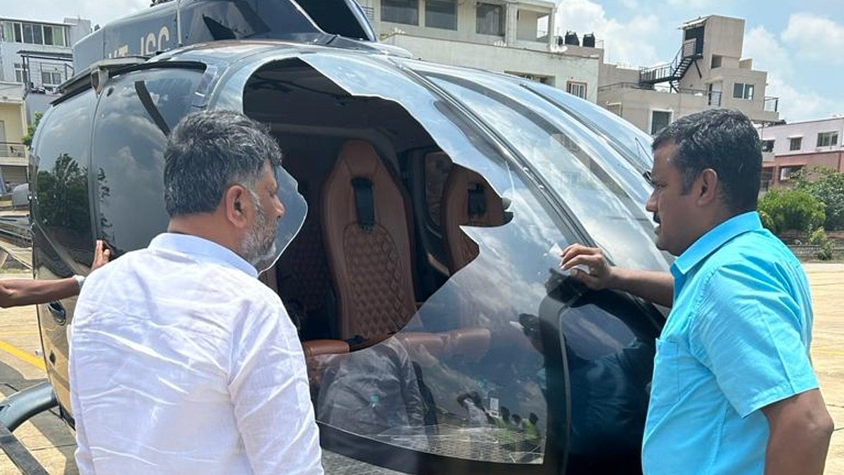 Chopper carrying KPCC chief Shivakumar makes emergency landing