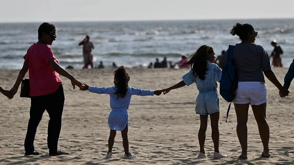 Goans celebrating the Mhadei Festival on May 20, on the banks of the River Mandovi (Mhadei to locals) (photo: Amit K)