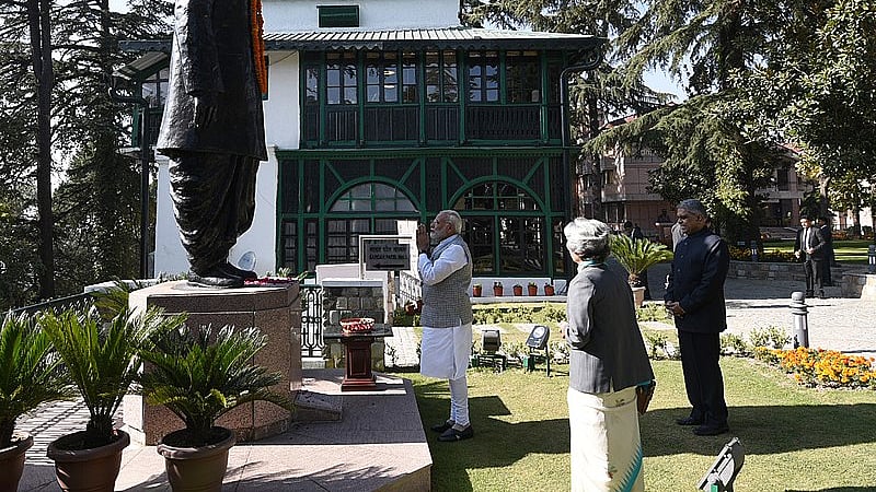 PM Narendra Modi during a visit to the Lal Bahadur Shastri National Academy of Administration (LBSNAA), Mussoorie, where IAS officers undergo training. (Photo: Wikimedia Commons)