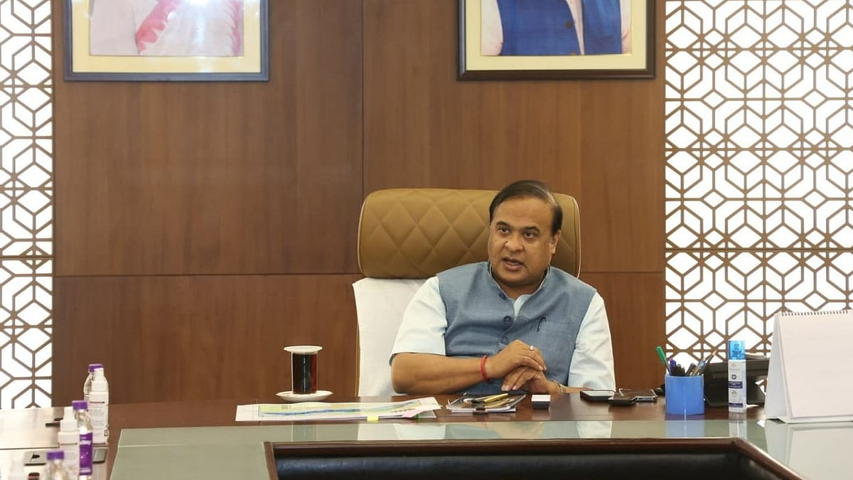 Assam CM Himanta Biswa Sarma (Photo Courtesy: @CMOfficeAssam/Twitter)