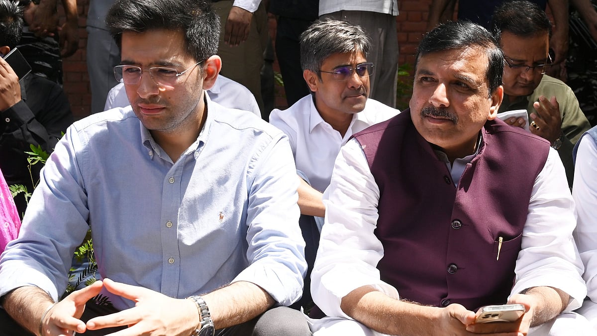 Raghav Chadha (left) and Sanjya Singh (right) (Photo: Getty images) 
