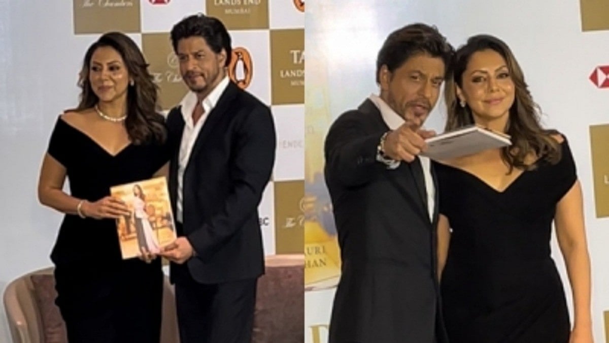 SRK jokes that Gauri Khan is busy designing the world except his room