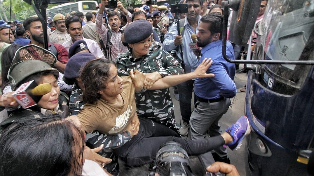 Visuals of action against wrestlers leave Bindra distraught