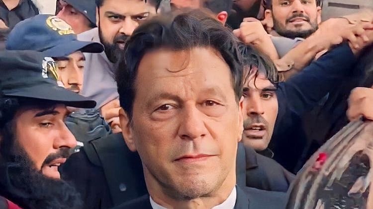 Former Pakistan primeminister Imran Khan (Photo courtesy:   Twitter/ @H4ssanCh)