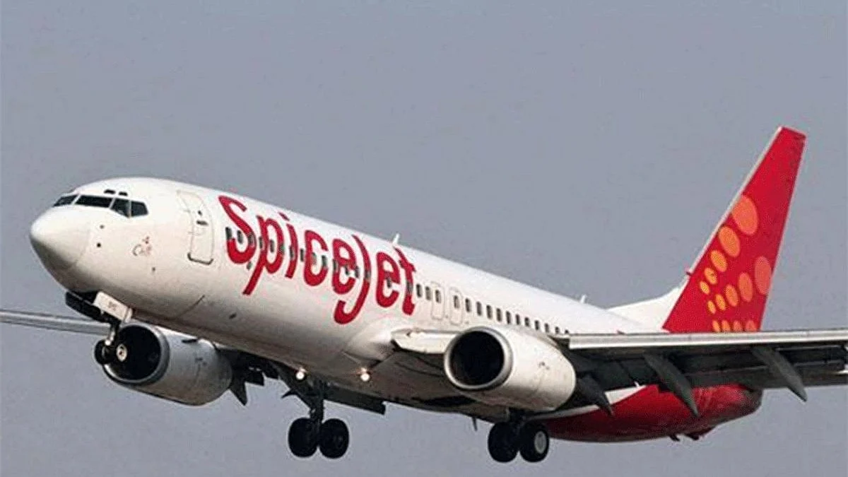 Representative image of a SpiceJet aircraft