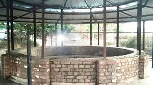 Pots of water from this well in Maheshmunda are said to be carried to Kolkata for Dwarkanath Tagore (Photo: IANS)