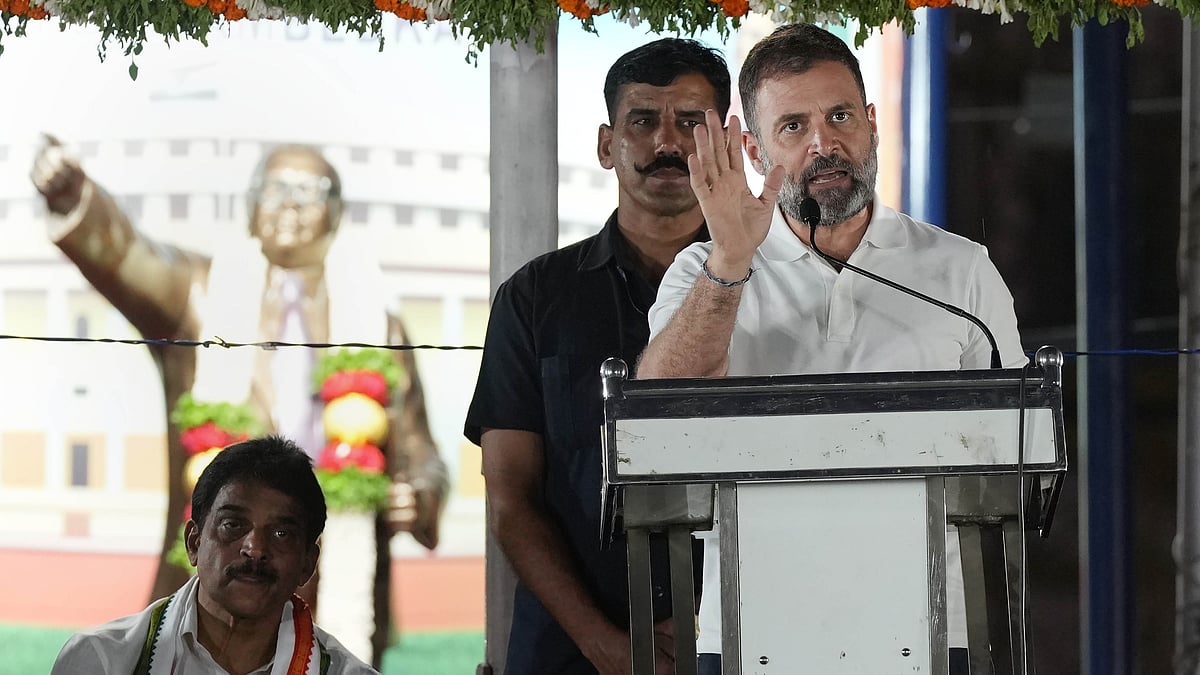 "Babbar Sher": Rahul Gandhi thanks Congress leaders, workers for dignified campaign in Karnataka poll