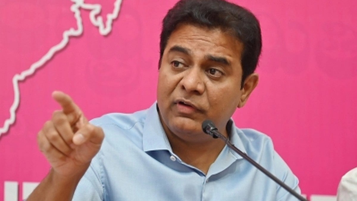  Bharat Rashtra Samithi (BRS) working president K. T. Rama Rao (Photo: IANS)