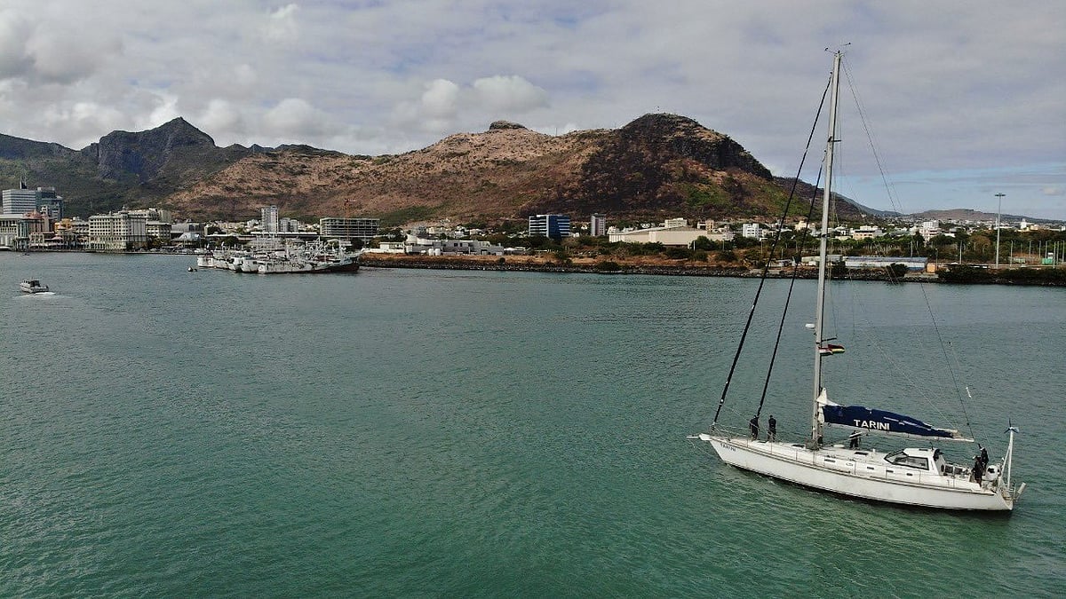 An Indian Navy Ship (Photo Courtesy: Twitter/ @HCI_PortLouis)
