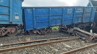Goods train derailment near Mumbai: Train operations affected, restoration work on