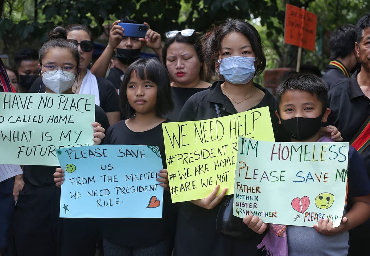 More than 75 people have been killed and several thousands have been forced to live in camps since violence erupted in early May. Ethnic clashes broke out after a 'Tribal Solidarity March' was organised in the hill districts on May 3 to protest against the Meitei community's demand for Scheduled Tribe (ST) status.