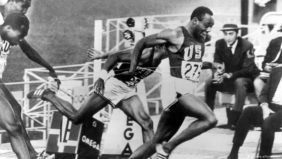 Jim Hines, first to run 100 meters in under 10 seconds (photo: DW)