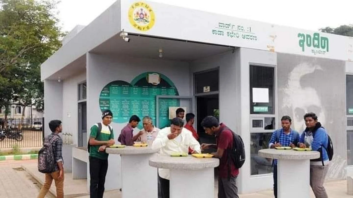 Indira Canteen (photo courtesy: @Subytweets/Twitter)