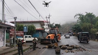 Violence broke out in parts of Manipur on May 3 (photo: IANS)