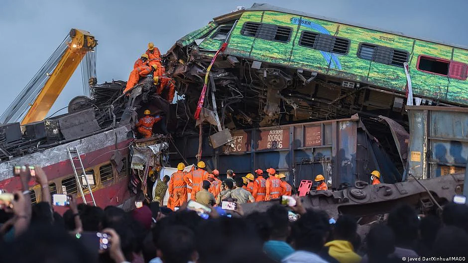 The Balasore train accident (photo: DW)