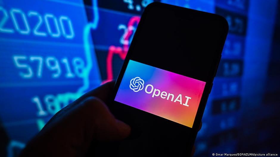Representative image with OpenAI logo (Photo: DW)