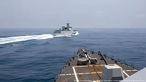 Incident took place in international waters and did not result in any major damage.