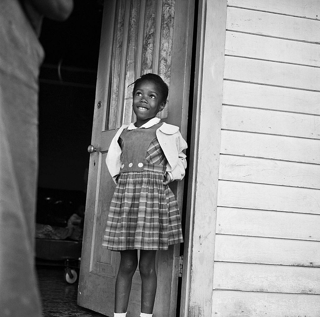She was six years old when she was selected to attend an all-white school in Louisiana (photo: Getty Images)