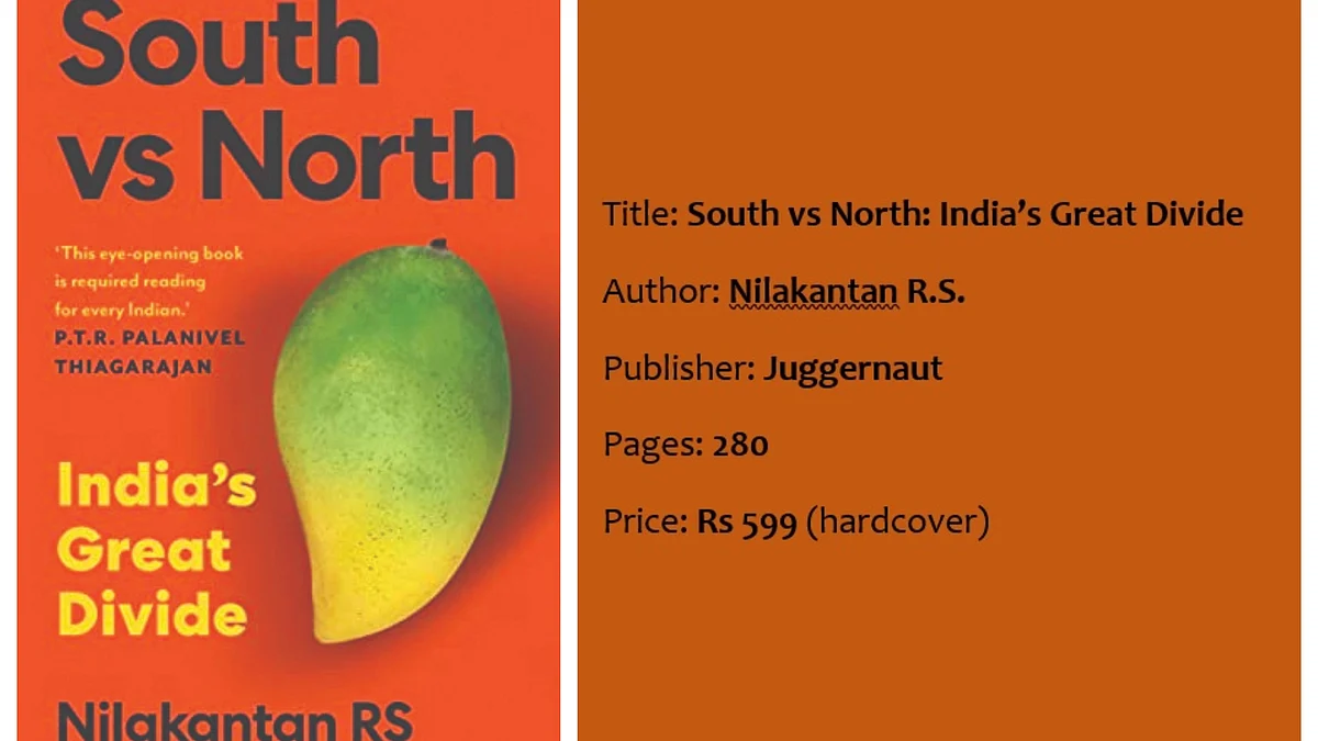 Book cover of 'South vs North: India's Great Divide' (courtesy Juggernaut)