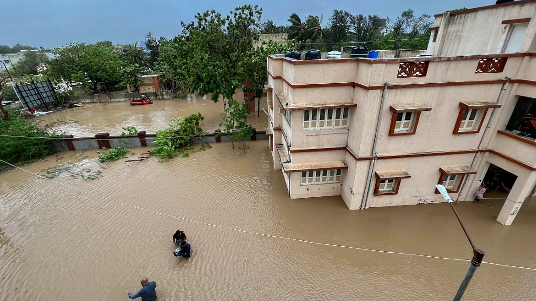 The aftermath of cyclone Biparjoy. (photo courtesy: PTI)